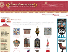 Tablet Screenshot of moroccan-furniture-decor.com